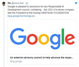 谷歌設立技術咨詢委員會 聚焦AI倫理，引領科技向善